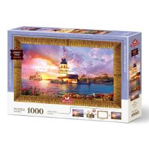 Art Puzzle 5665 Kız Kulesi 1000 Parça Çerçeveli Puzzle