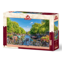 Art Puzzle 5480 Amsterdam Kanalı 2000 Parça Puzzle