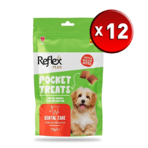 Reflex Plus RFT-080 Pocket Treats Dental Care 70 Gr 12'li Koli Yetişkin Köpek Maması