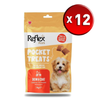 Reflex Plus RFT-082 Pocket Treats Skin&Coat 70 Gr 12'li Koli Köpek Maması
