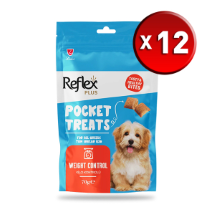 Reflex Plus RFT-084 Pocket Treats Weight Control 70 Gr 12'li Koli Köpek Maması