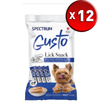 Spectrum SPG-051 Gusto Karidesli&Deniz Taraklı 4x15 Gr 12'li Koli Kopek Sıvı Ödülü