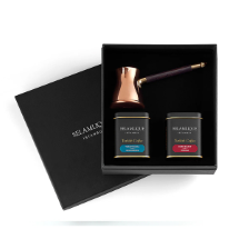 Selamlique STC77036 Türk Kahvesi ve Bakır Cezve Hediye Seti