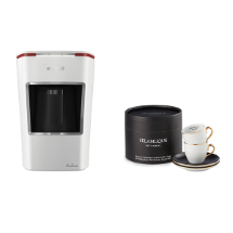 Arçelik + Selamlique  K 3400 Midi TLV Telve  + 2'li Klasik Siyah Türk Kahve Seti