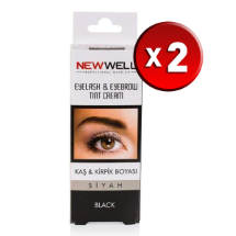 New Well 2 Adet  Kaş ve Kirpik Boyası