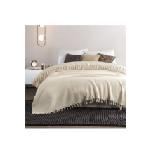 Axc Home Saçaklı  Çift Kişilik Pamuklu Pike