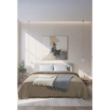 Axc Home Saçaklı  Çift Kişilik Pamuklu Pike