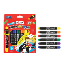Fatih Soft Jel 6 Renk Çevirmeli Mekanizmalı Boya Kalemi
