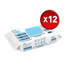 Mr. Oxy Beyaz Sabun 100 x 12 Adet Yüzey Temizlik Havlusu