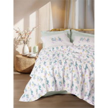 Cotton Box Estiva Twig Mint Çift Kişilik Pike Takımı