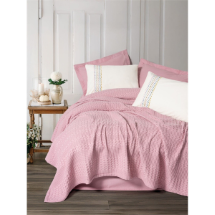 Cotton Box Aura Pebble Pembe Çift Kişilik Pike Takımı