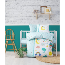 Cotton Box Tatlı Rüyalar Mint Bebek Nevresim Takımı