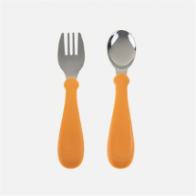 Babyjem Somon Paslanmaz Çelik Çatal Kaşık Seti