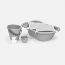 Babyjem 439 5 Parça Gri Bebek Banyo Seti