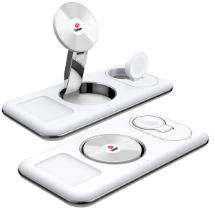 Gnp 3in1 Magsafe Beyaz Kablosuz Şarj Standı