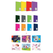 Çınar Colormaxi A4 Sipiralli 96 Yp Kareli + 96 Yp Çizgili + 40 Yp Resim Defter Seti