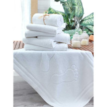 Axc Home Beyaz 50x70 cm Otel Tipi 3'lü Ayak Havlusu