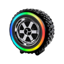 Think N Link Tekerlek Tasarımlı Görsel Işıklı Bluetooth Hoparlör