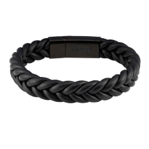 Zippo 2006226 Deri Örgülü Bileklik