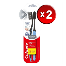 Colgate 17X Slım Soft Siyah 1+1 2li Diş Fırçası
