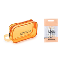 Lionesse Neon Makyaj Çantası 8350 - Beşli Far Fırçası 52 Makyaj Seti