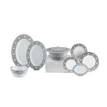 Royal Canterbury Riverie Metallic 60 Parça Yemek Takımı