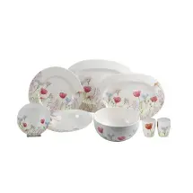 Royal Canterbury Blooming Field 53 Parça Yemek Takımı