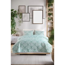 Eponj Kapitone Çift Kişilik Post  Yatak Örtüsü Seti