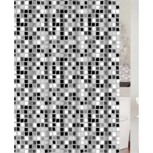 Primanova Paradıse Gri Banyo  Perdesi