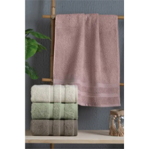 Altınbaşak Jakarlı 4'lü 50x90 Nori El Havlusu