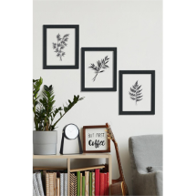 Muyika MYK9916 Regina Siyah 3 Parça Ahşap Çerçeveli Tablo Seti