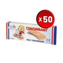 CansınBant 50 Adet 10'lu Yara Bandı