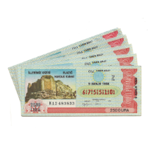 Milli Piyango Biletleri    1988 Yılı