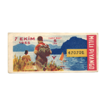Milli Piyango Bileti    7 Ekim 1955 (Y)
