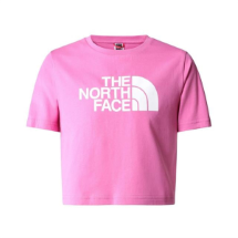 The North Face NF0A83EULV71 Crop Easy Pembe  Çocuk T-Shirt