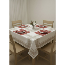 Axc Home Dijital Baskı Kahve 160x220 cm Masa Örtüsü