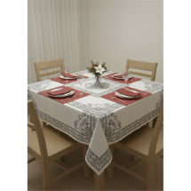 Axc Home Dijital Baskı Gri 160x220 cm Masa Örtüsü