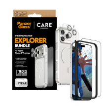 PanzerGlass Flagship Explorer Bundle iPhone 17 Pro Max  3'ü 1 arada Gizlilik Paketi