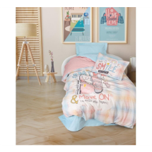 Cotton Box Genç Ranforce Smile Mint Tek Kişilik Nevresim Takımı