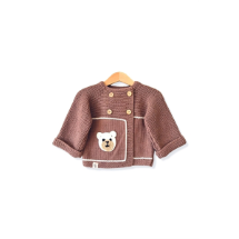BEE by sisters Line Cardigan  El Örgüsü Triko Ceket