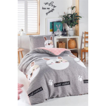 Eponj Tavşancık Tek Kişilik Nevresim Seti