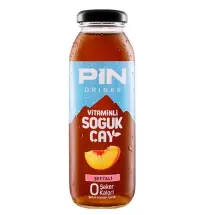 Pin Drinks Klasik Şeftali 12X250 ml. Cam Şişe İçecek