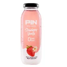 Pin Drinks Strawberry Vanilla 12X250 ml. Cam Şişe İçecek