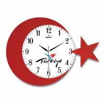 Galaxy 134-4 Ayyıldız Duvar Saati