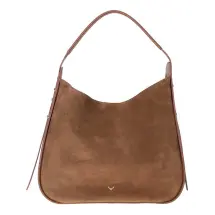 Mapi Leather Süet Deri Carina Tote Taba Kadın Kol Çantası
