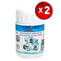 Coffytab A001-3 2 Adet Kahve Makinası Temizleme Tozu