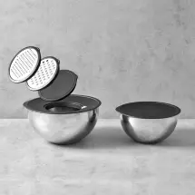 Hisar Efes 7 Parça Rendeli Çelik  Karıştırma ve Saklama Kabı