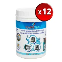 Coffytab A001-4 12 Adet Kahve Makinası Temizleme Tozu