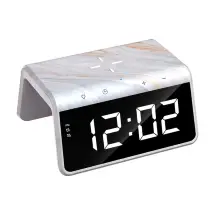 Havit W320  Kablosuz Şarj, Saat ve Gece Lambası