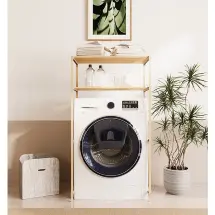 Fixwood Fix-2016-2 2 Katlı Çamaşır Makinesi Üstü Rafı